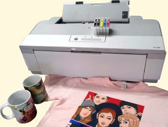 昇華プリントシステム提案３:EPSON PX-1004プリンタ用小型昇華